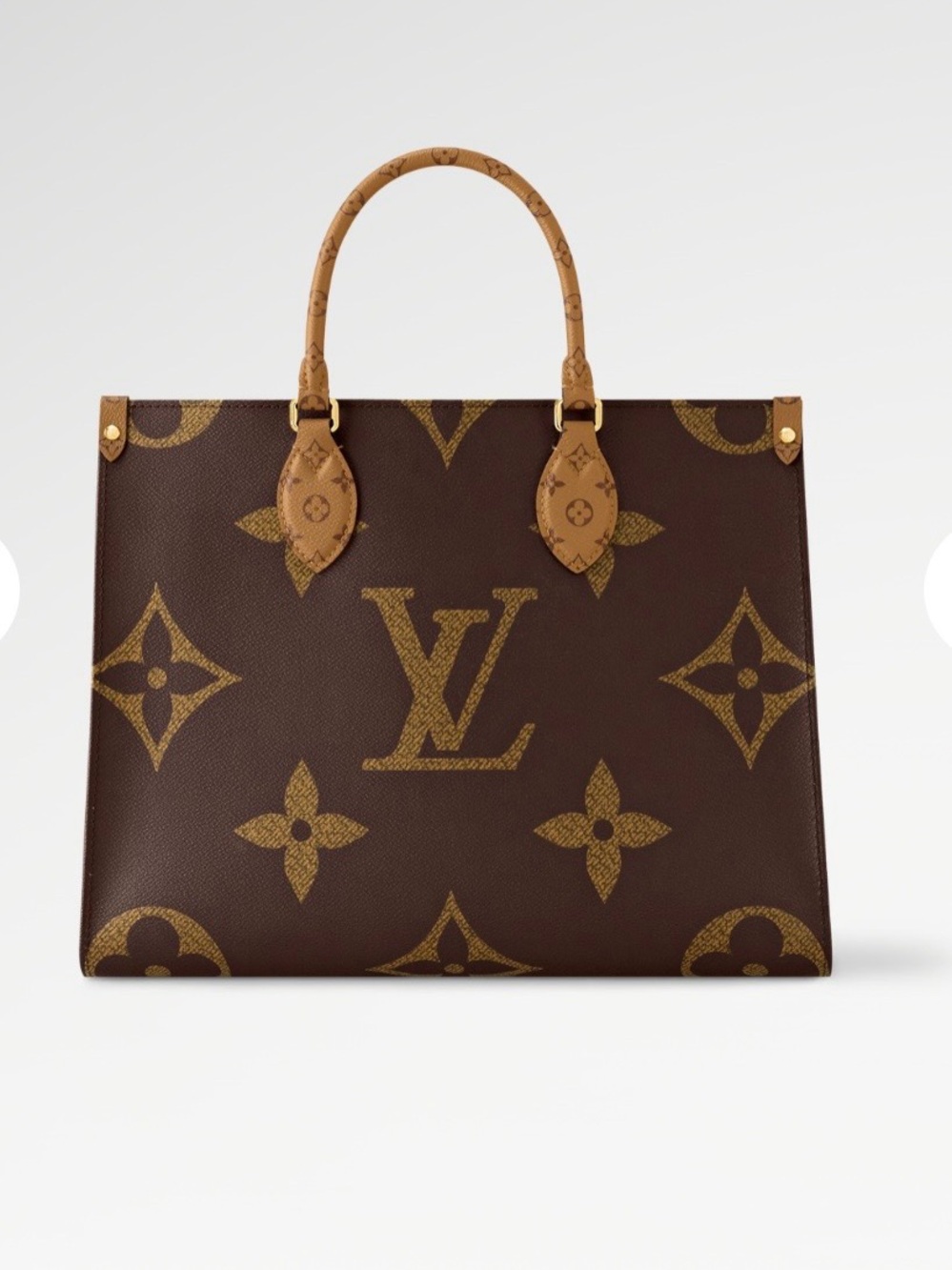 Louis Vuitton reversed OTG MM Monogram Canvas Brown and Tan Tote